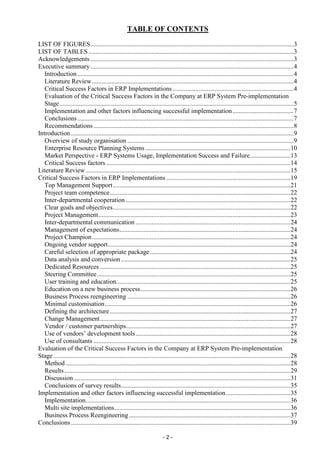 Critical Success Factors in ERP Implementations | PDF