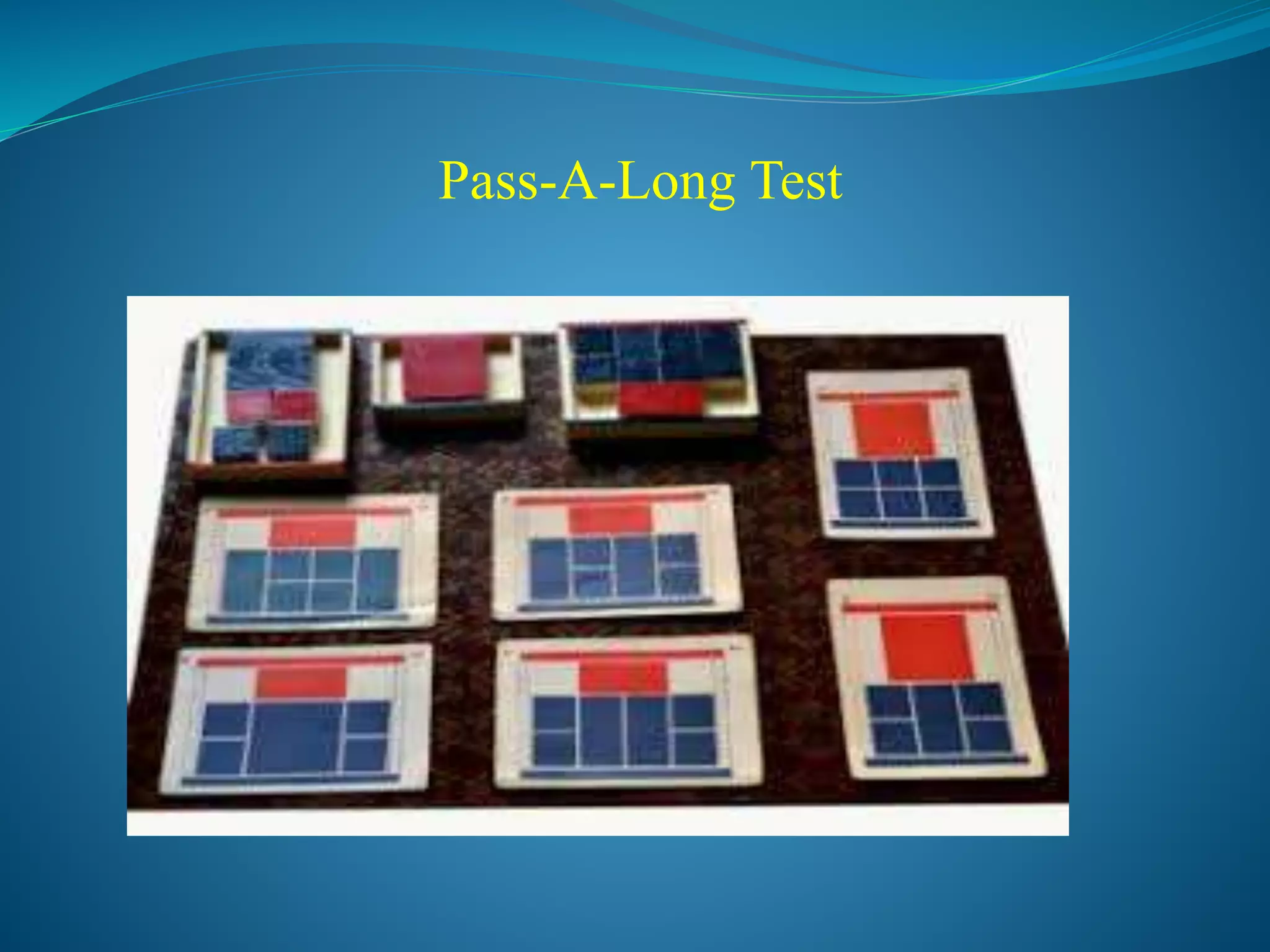 Pass-A-Long Test
 
