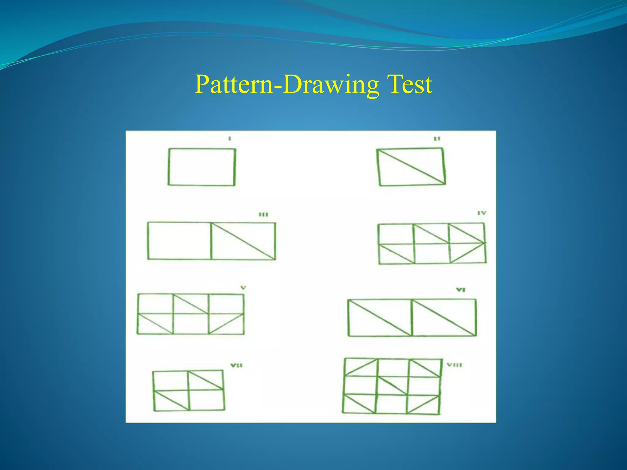 Pattern-Drawing Test
 