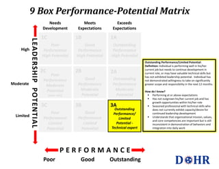 Potential Matrix Without Performance 9 box pp matrix | PDF