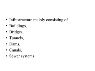 Infrastructure of Building & canal | PPTX