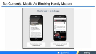 But Currently, Mobile Ad Blocking Hardly Matters
@Jonahkai
 