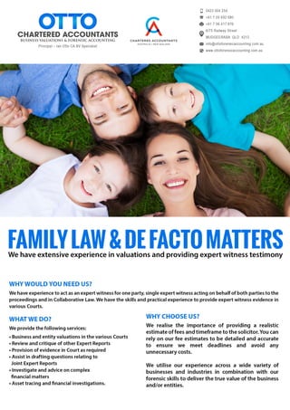 Family Law & De Facto Matters