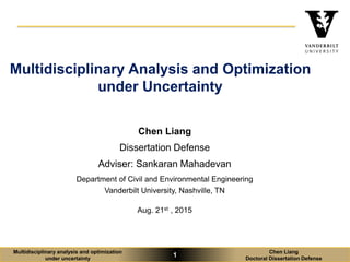 Multidisciplinary analysis and optimization under uncertainty | PDF