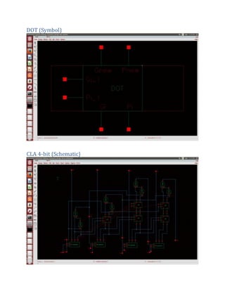 DOT (Symbol)
CLA 4-bit (Schematic)
