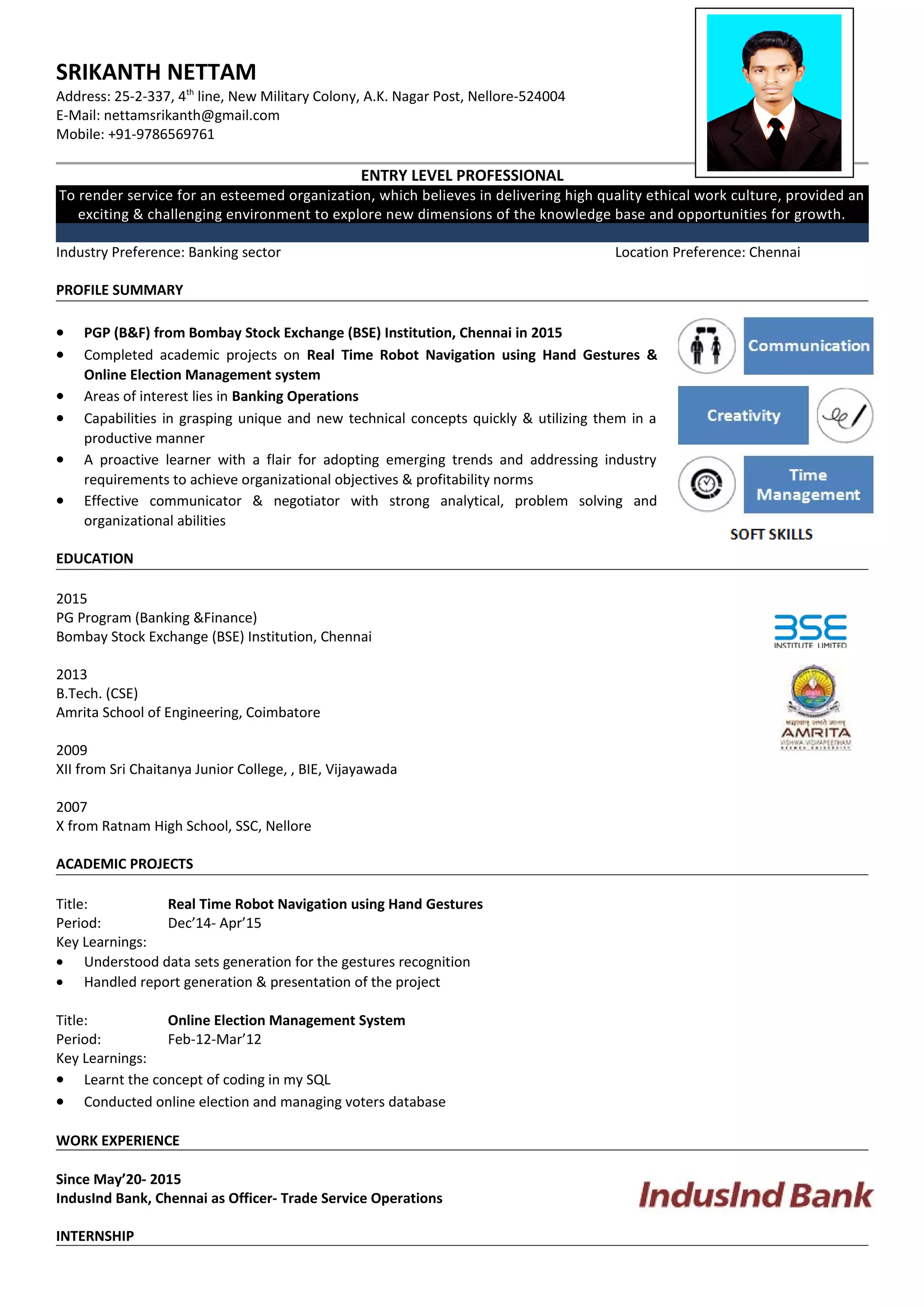resume-srikanth | PDF