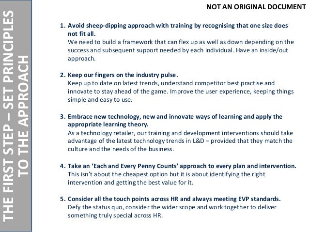 writing a training strategy document training strategy