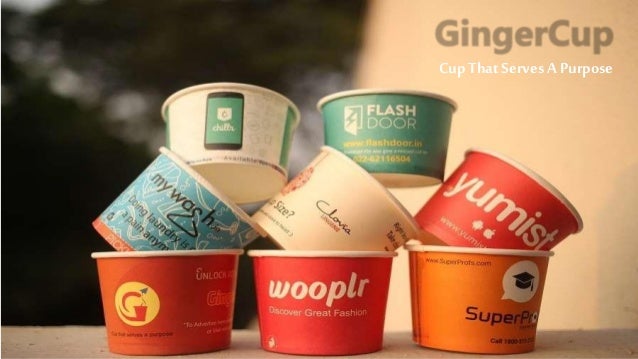 Image result for paper cup advertising ginger cup