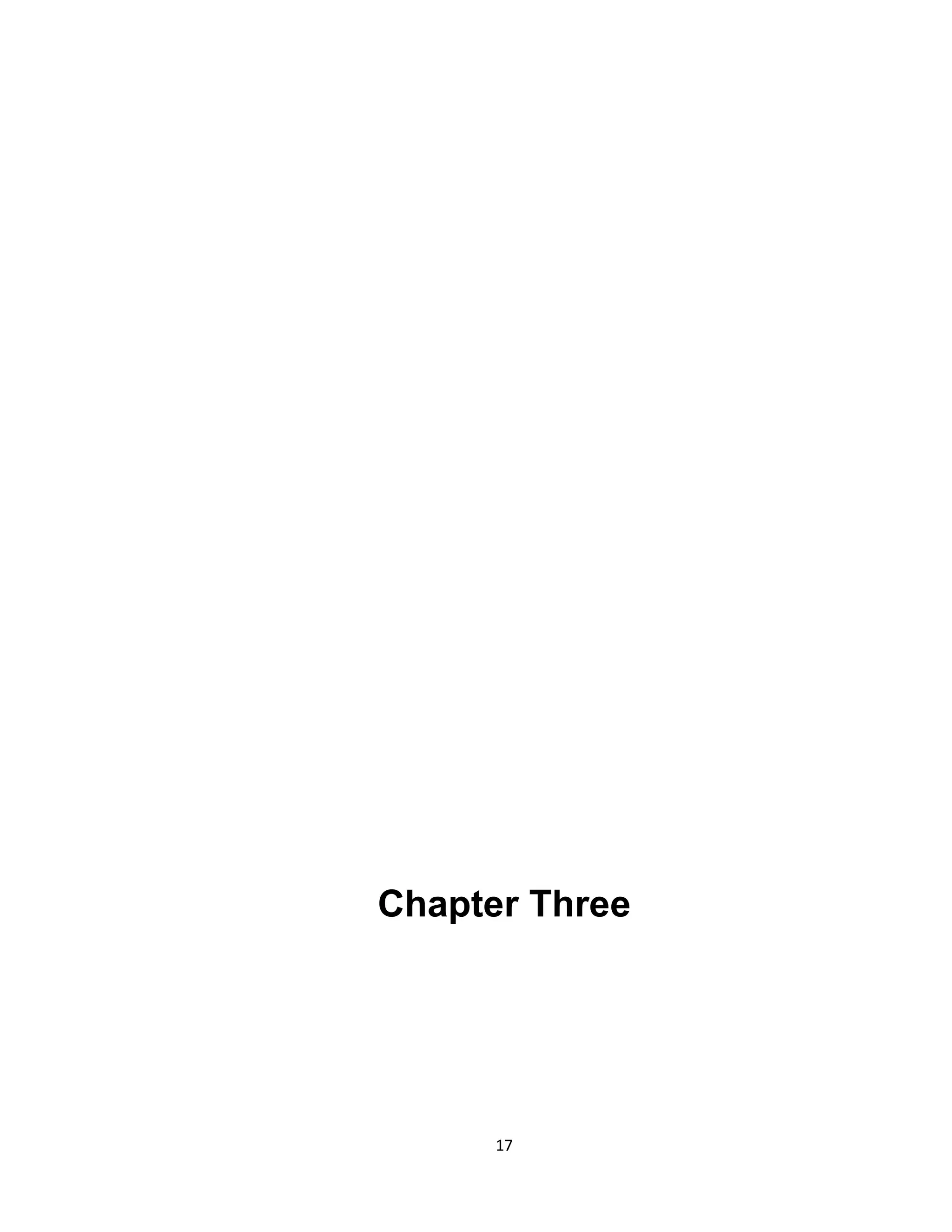 17
Chapter Three
 