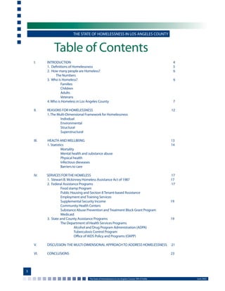 The state of homelessness in Los Angeles County | PDF
