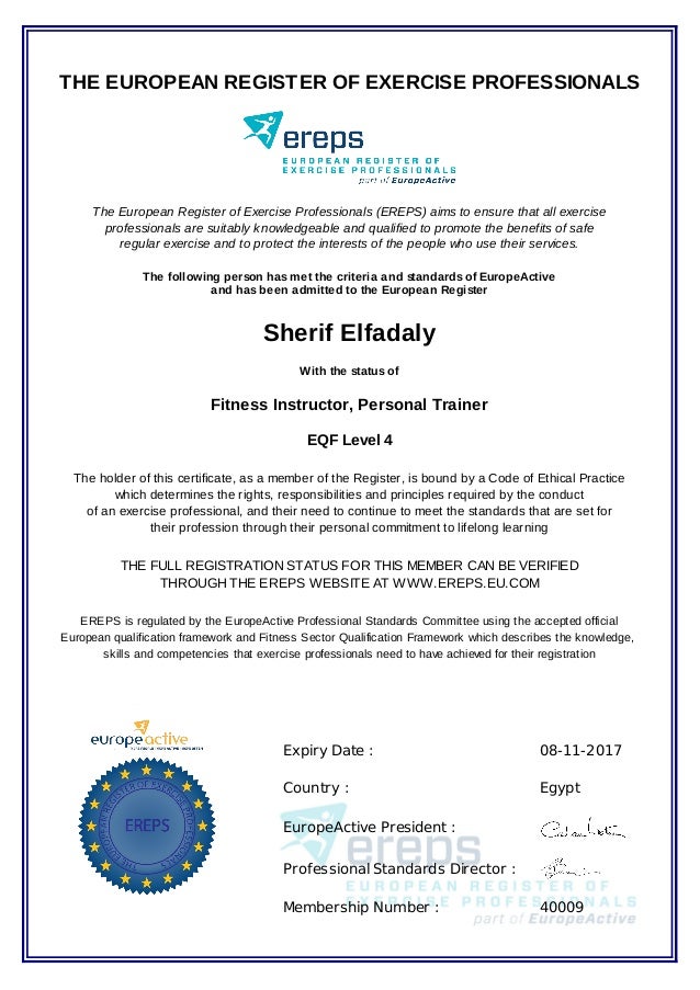 ereps personal training