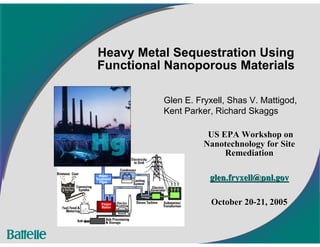 Steward Advanced Materials fryxell_glenn | PPT