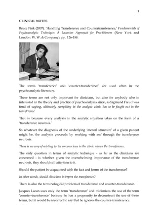 bruce fink lacan on love bruce fink lacan on love