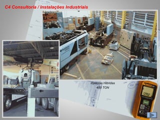 C4 Consultoria / Instalações Industriais
Ponte Rolante
5 TON
Injetoras Hibridas
450 TON
 