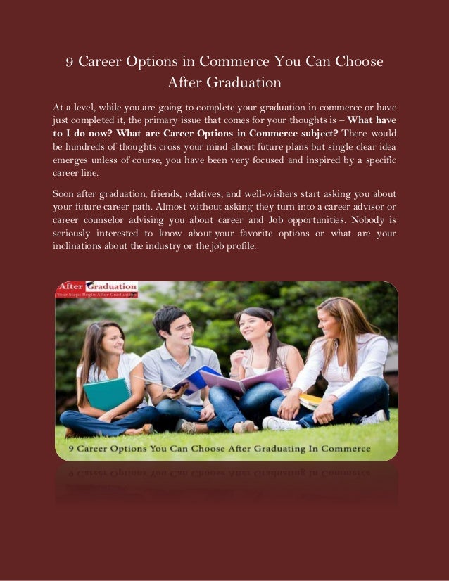 Best career options after graduation in commerce