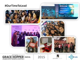 2015
#OurTimeToLead
 