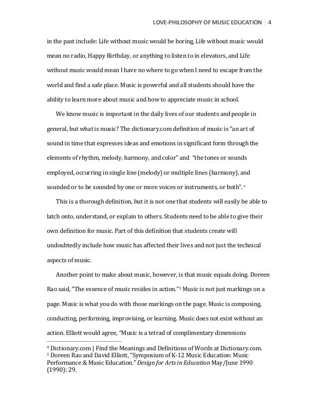Example Proposal Essay Lovephilosophy Of Music Education Healthy Food Essay also English Essay Examples Shelby Love Philosophy Of Education Paper How To Write A Proposal Essay Example