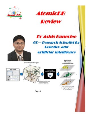 AtomicDB
Review
Dr Ashis Banerjee
GE— Research Scientist for
Robotics and
Artificial intelligence
Figure 1
 