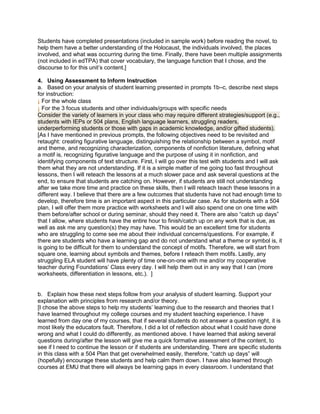 EvaluationandAssessment | PDF