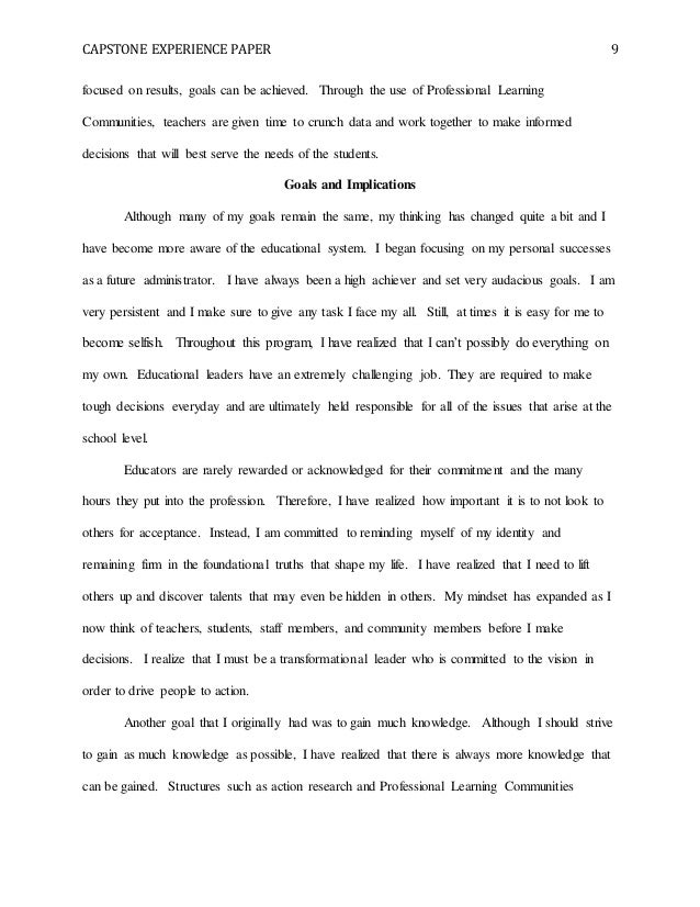 capstone paper