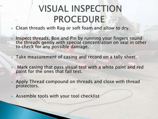 VISUAL INSPECTION pt 2 | PPTX