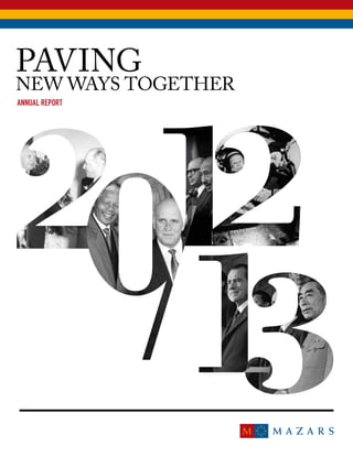 paving new ways together 
Annual report 
 