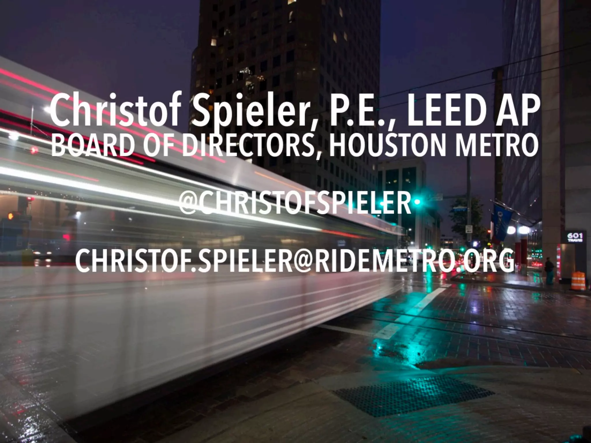 Remix Conference 2015—Christof Spieler, "Selling the Vision for Better Transit" 