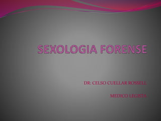 DR: CELSO CUELLAR ROSSELL
MEDICO LEGISTA
 