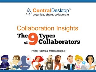 Collaboration Insights


     Twitter Hashtag: #9collaborators
 