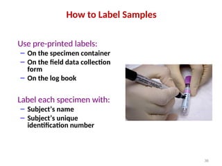 9 COLLECTION AND TRANSPORT OF SAMPLES IN MICROBIOLOGY .ppt