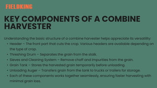 Combine Harvester: Revolutionizing Modern Agriculture | PDF