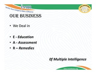 dermatoglyphics multiple intelligence test | PDF