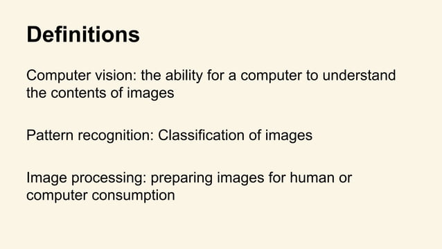 Computer Vision: Pattern Recognition | PDF