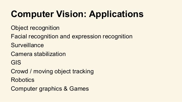 Computer Vision: Pattern Recognition