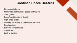 9_confined_space2 - Share for the safety measures during CSE Activity | PPT