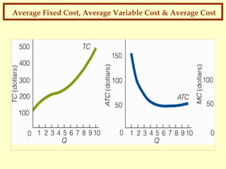 Average Fixed Cost, Average Variable Cost & Average Cost

 