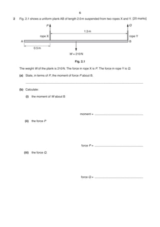9th grade physics exam | PDF