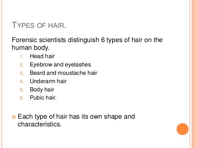 Forensic Science 04 Hair