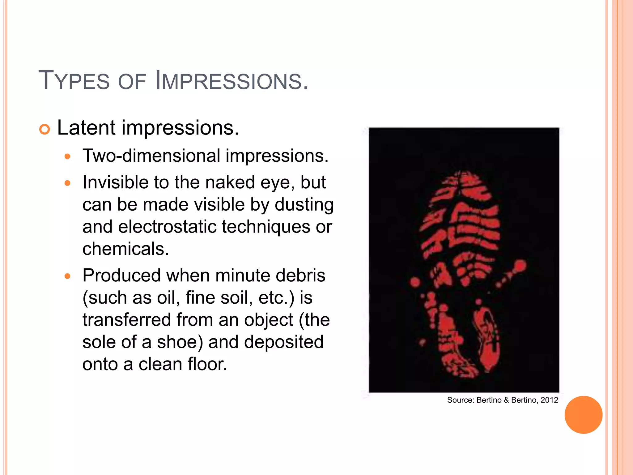 Forensic Science - 07 Casts and impressions | PPTX