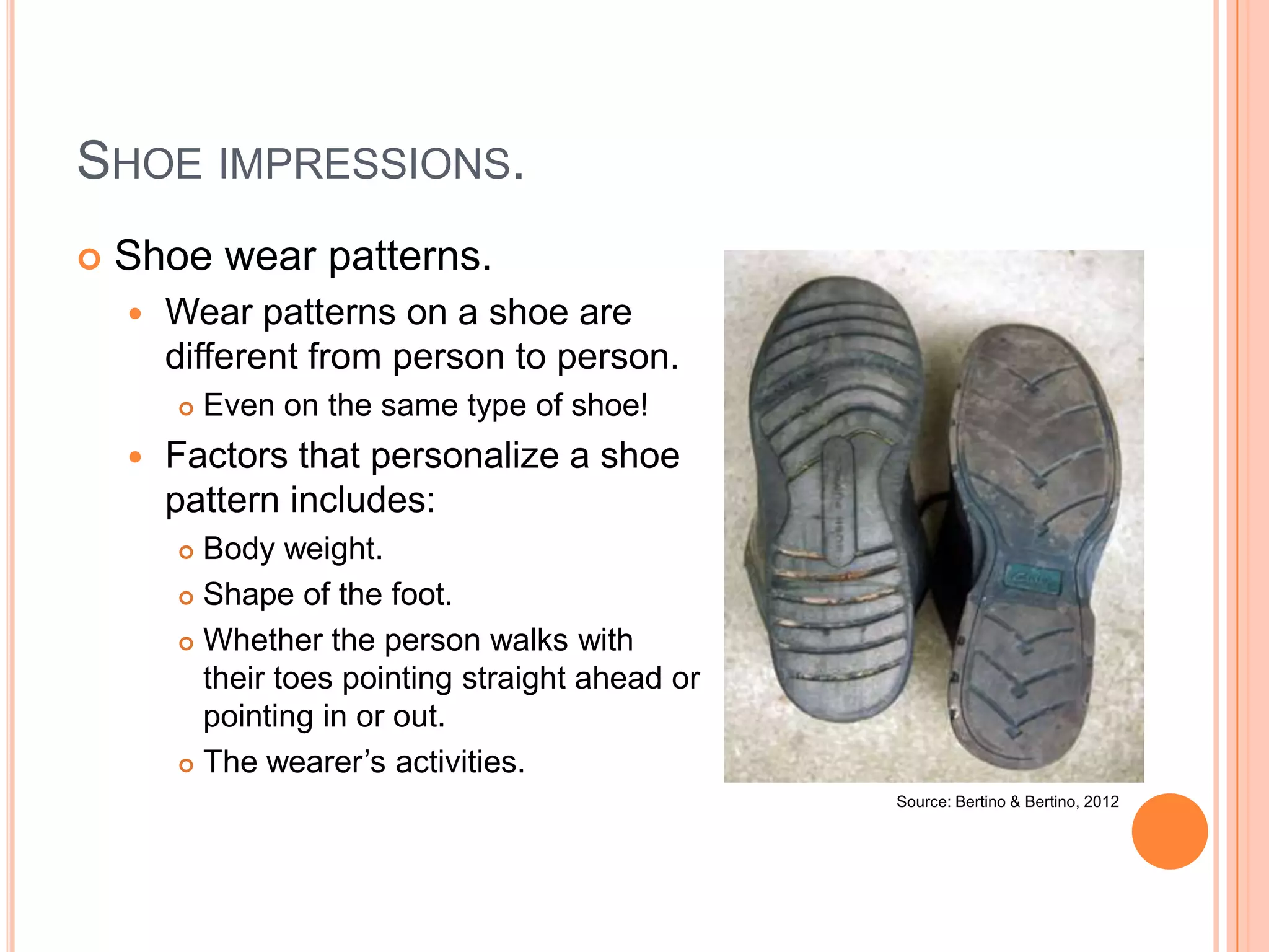 Forensic Science - 07 Casts and impressions | PPTX