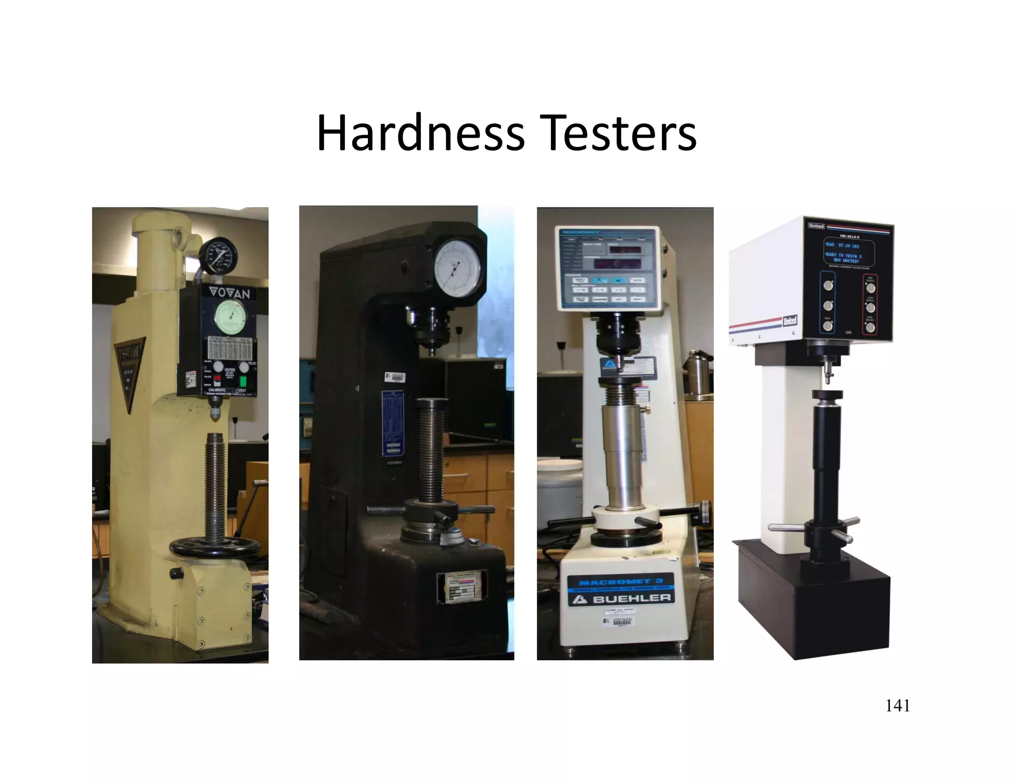 141
Hardness Testers
 