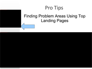 Pro Tips Finding Problem Areas Using Top Landing Pages 