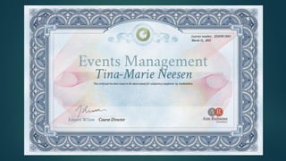 Events Management Certification_March 31_2015