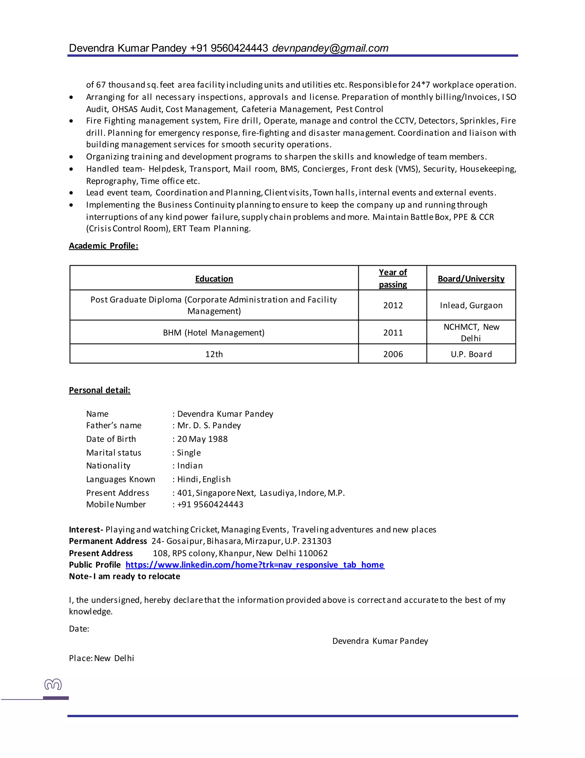 DEVENDRA KUMAR PANDEY | DOCX