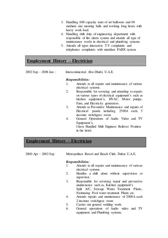 senior av technician cover latter with cv