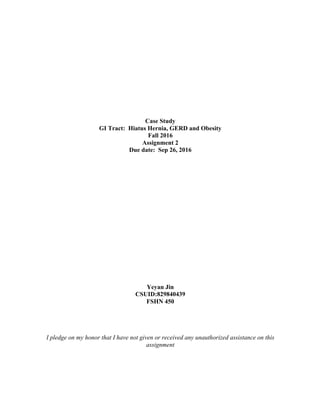 Upper GI case study | PDF
