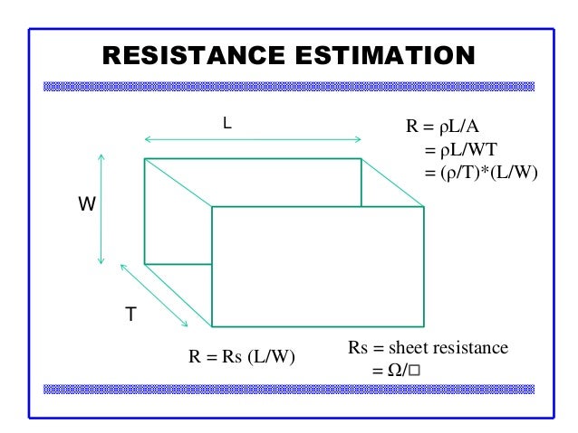 sheet resistance calculator