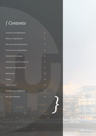 Energy Solutions Menu.pdf Energy Solutions Brochure | PDF
