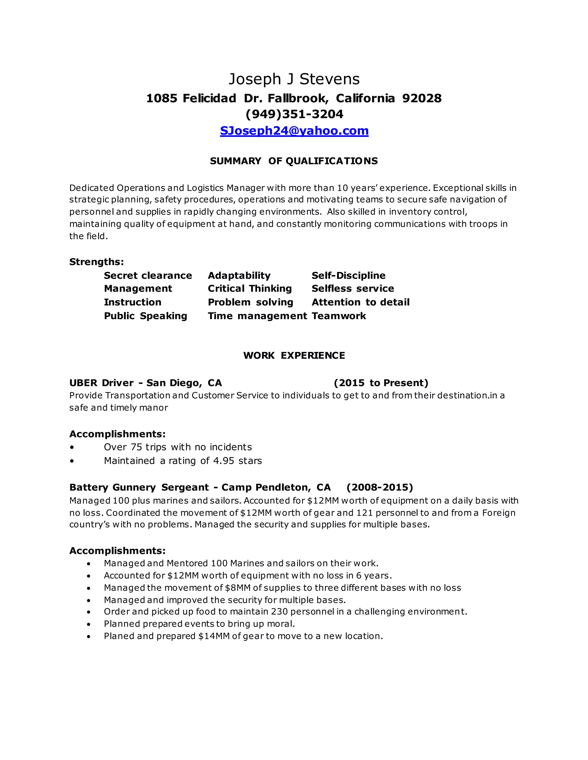 Stevens Resume PDF - Stevens Resume 1 2048 