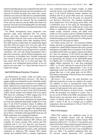 AOAC PAH FLD | PDF